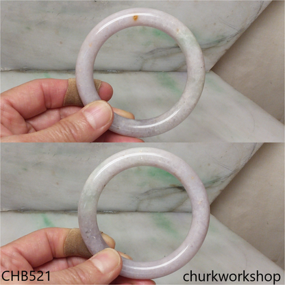 Lavender jade bangle
