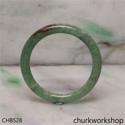 Green jade bangle