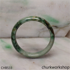 Multi-color jade bangle