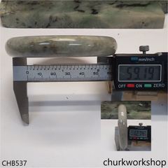 Light green mix grayish lavender jade bangle