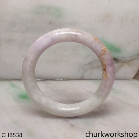 Lavender jade bangle