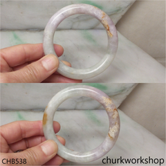 Lavender jade bangle