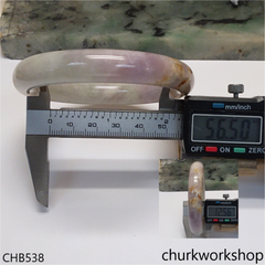 Lavender jade bangle