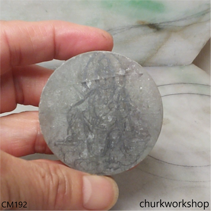 Custom cut jade Buddha