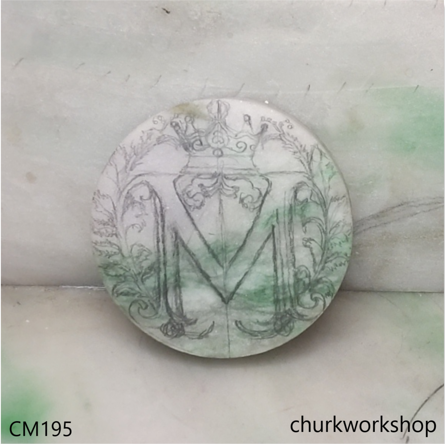 Custom carve both side pendant