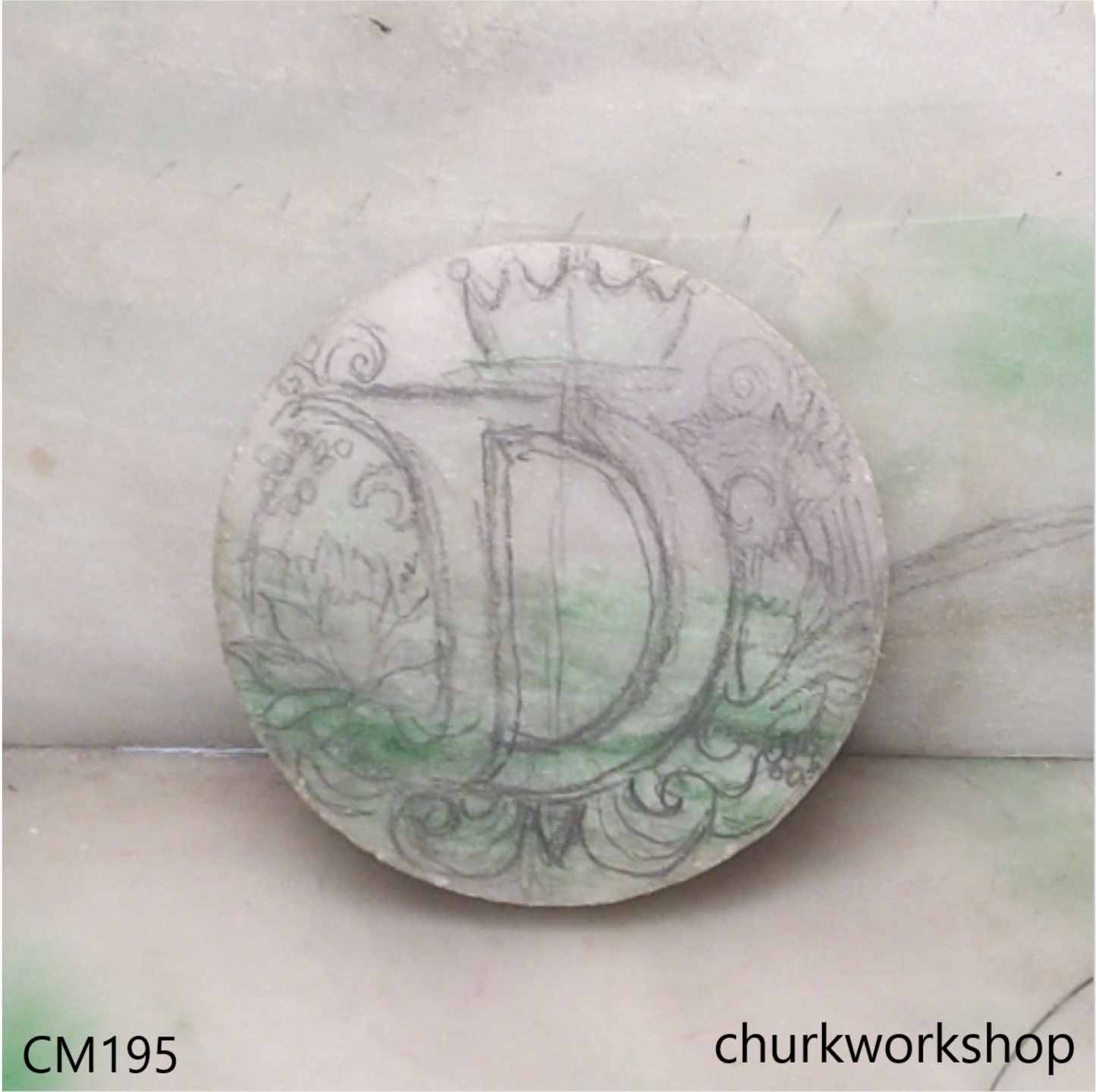 Custom carve both side pendant