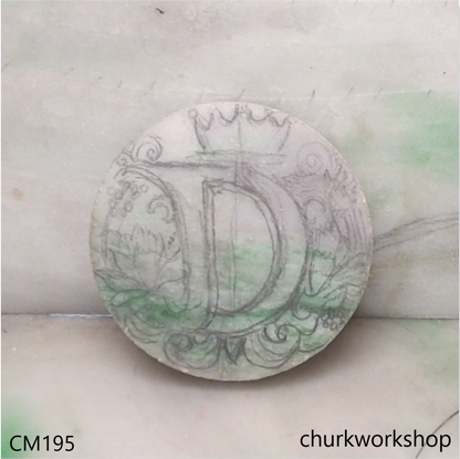 Custom carve both side pendant