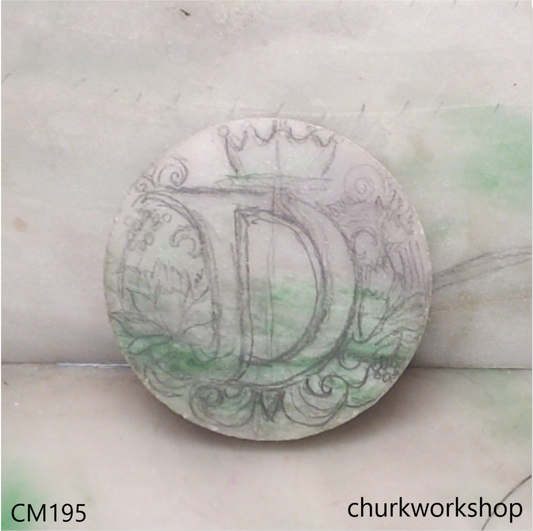 Custom carve both side pendant