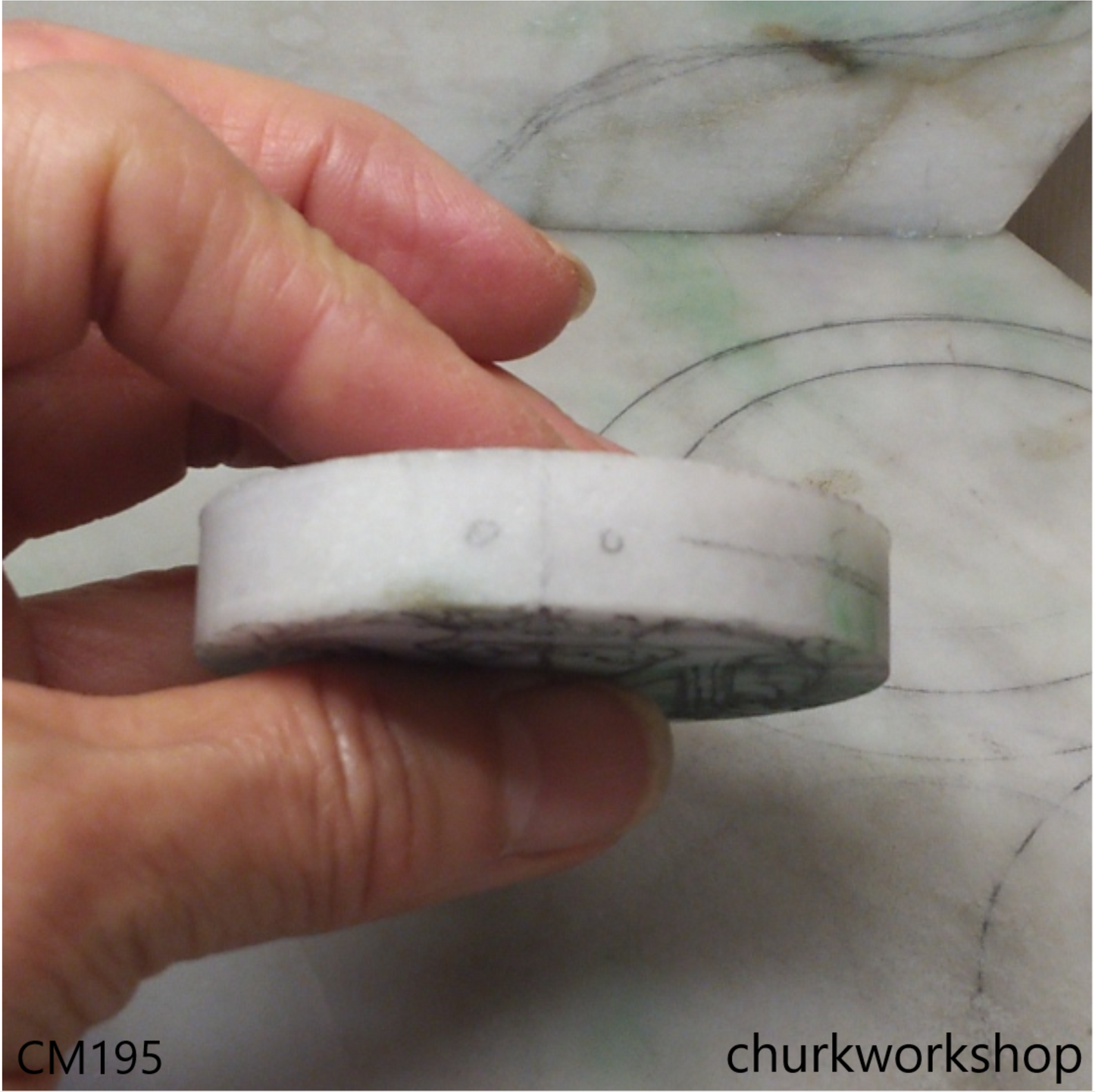 Custom carve both side pendant