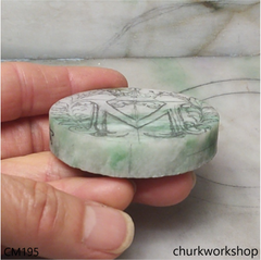 Custom carve both side pendant