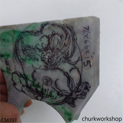 Custom carve Dragon, ox and pig.