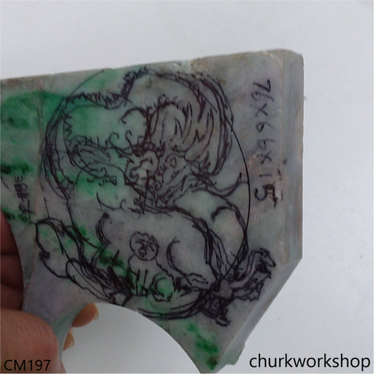 Custom carve Dragon, ox and pig.