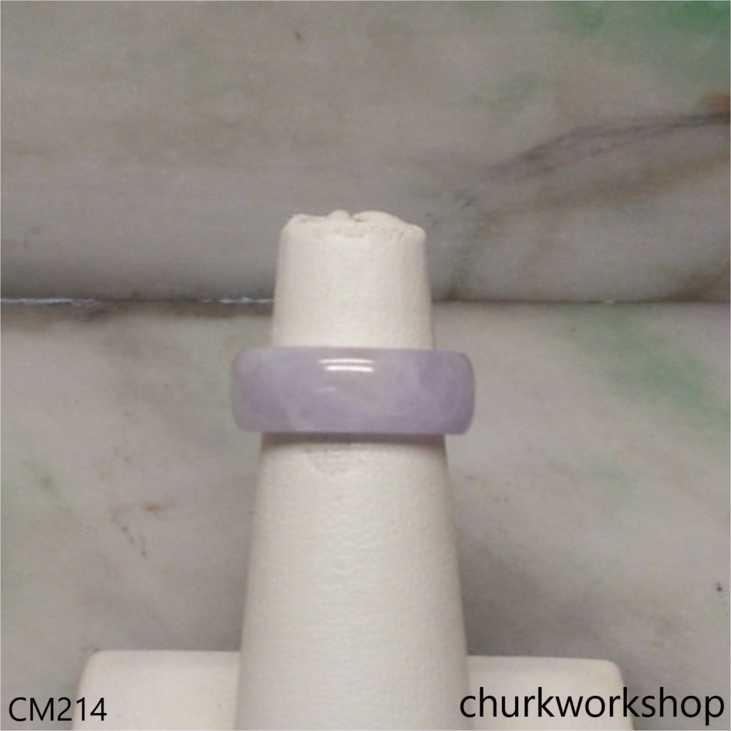 Custom cut jade band