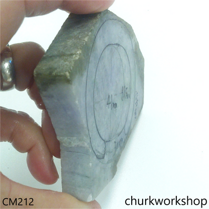 Custom cut jade cuff