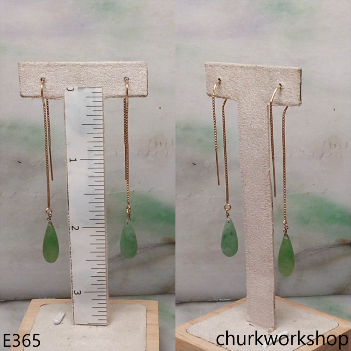 Rain drop earrings 14K gold filled