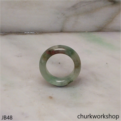 Light bluish green jade unisex band