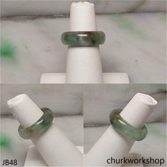 Light bluish green jade unisex band