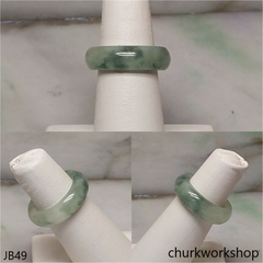 Light bluish green jade unisex band