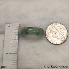 Light bluish green jade unisex band