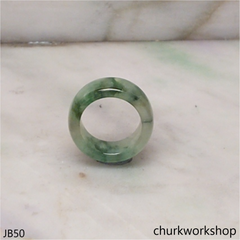 Light bluish green jade unisex band