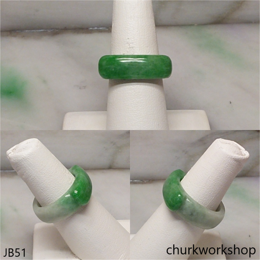 Green jade saddle band