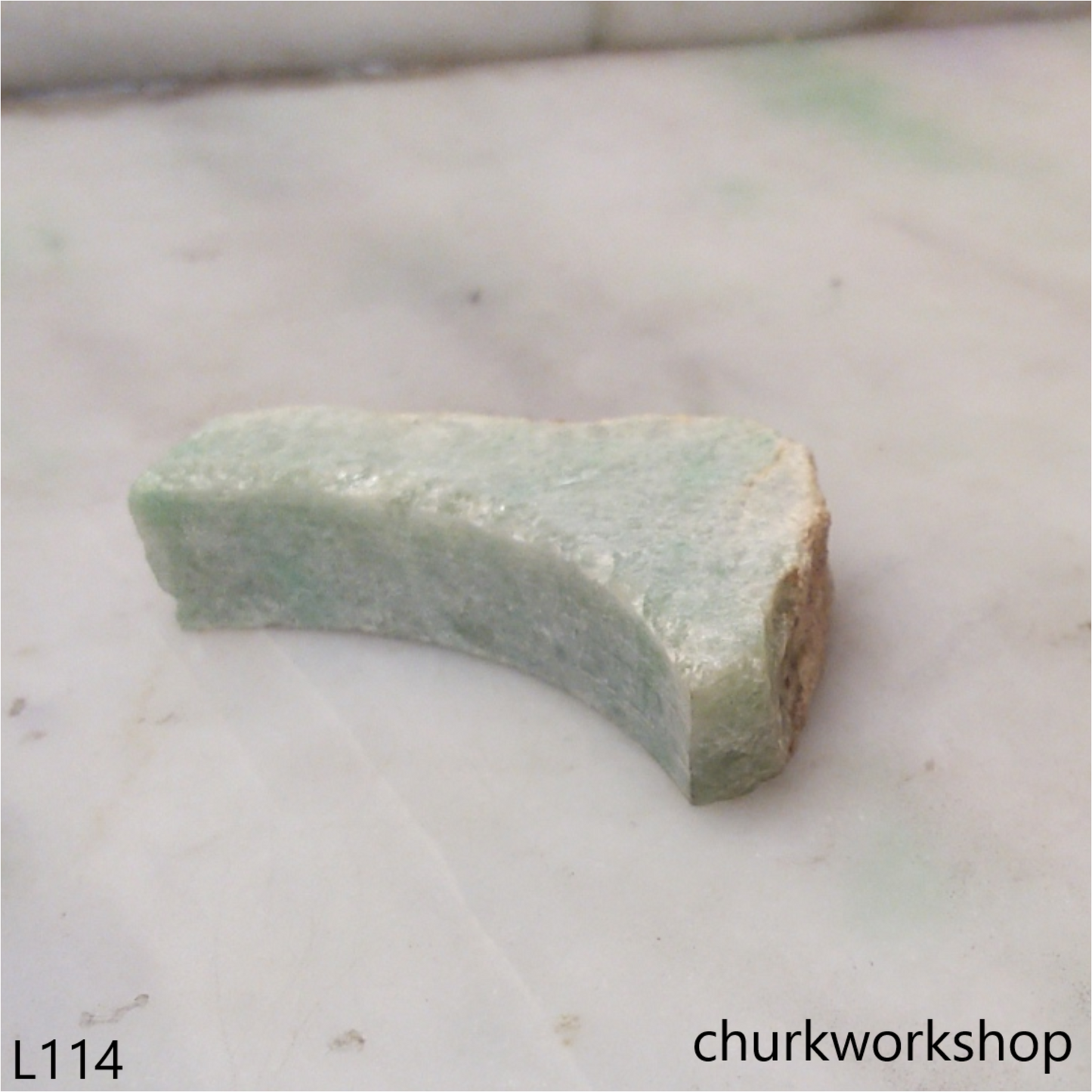 Raw jade stone