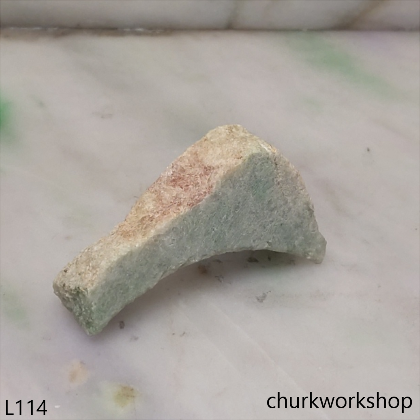 Raw jade stone