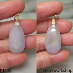 Lavender jade pendant