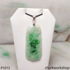 Carved jade pendant