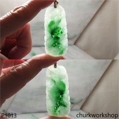 Carved jade pendant