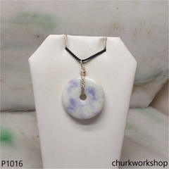 Lavender jade pendant