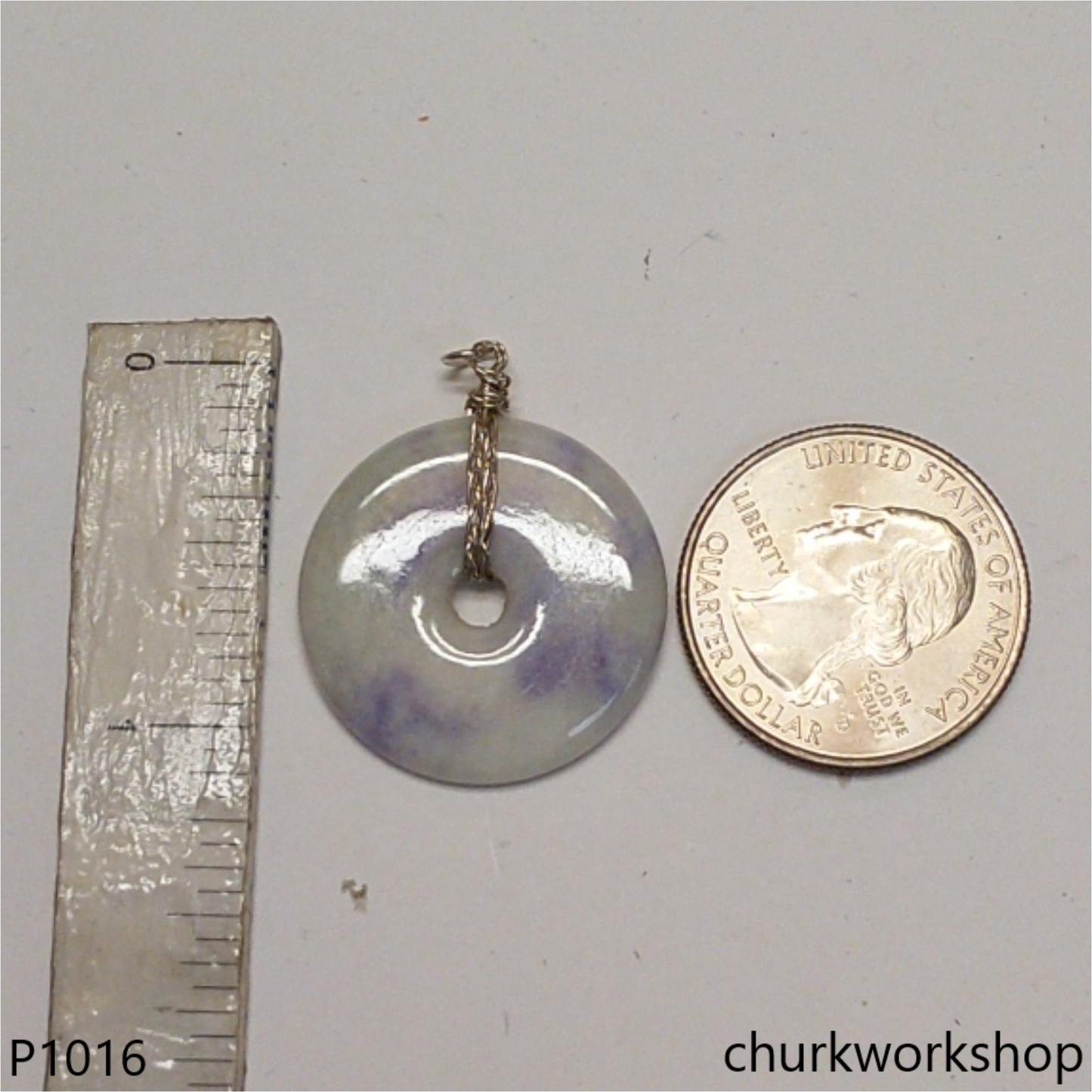 Lavender jade pendant