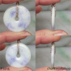 Lavender jade pendant