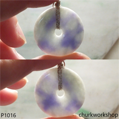 Lavender jade pendant