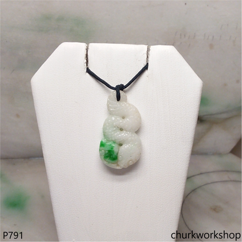 Jade snake pendant