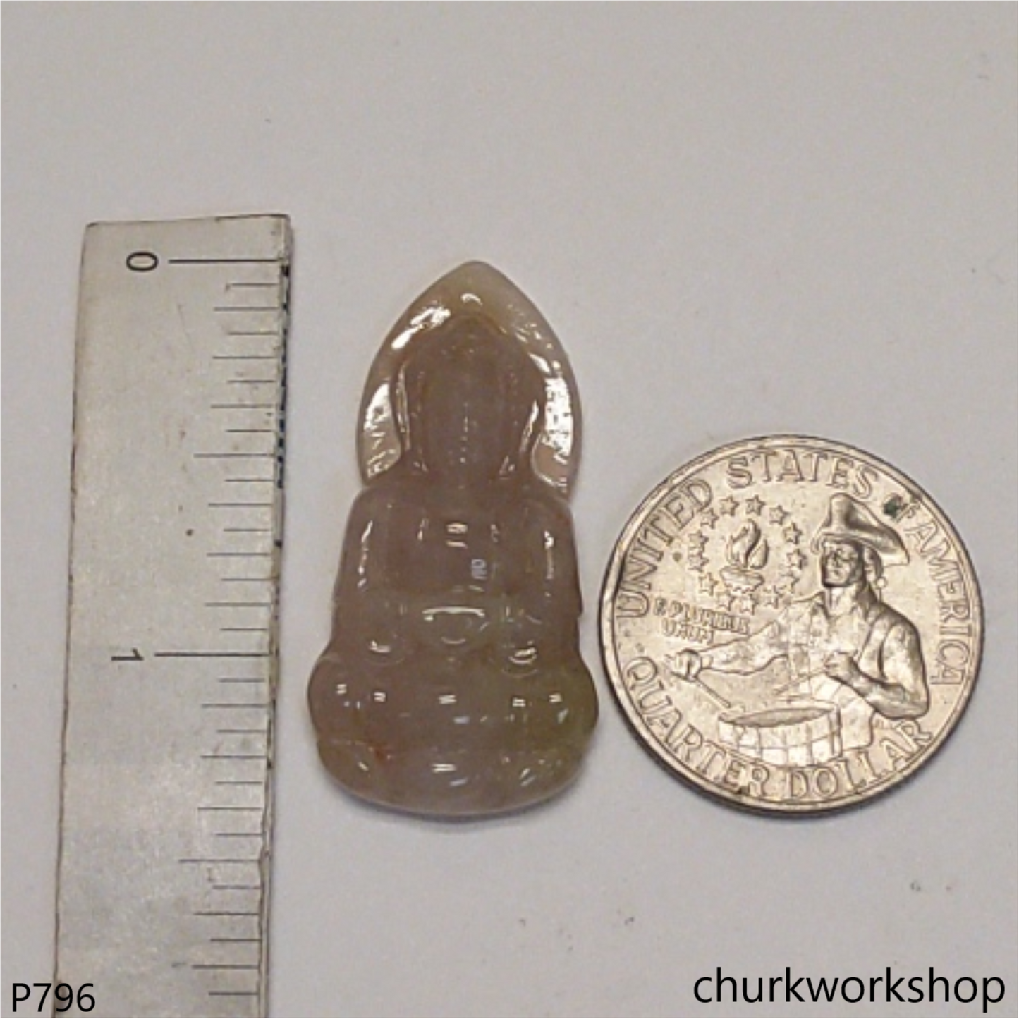 Lavender jade lady Buddha