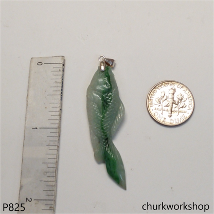Jade fish pendant