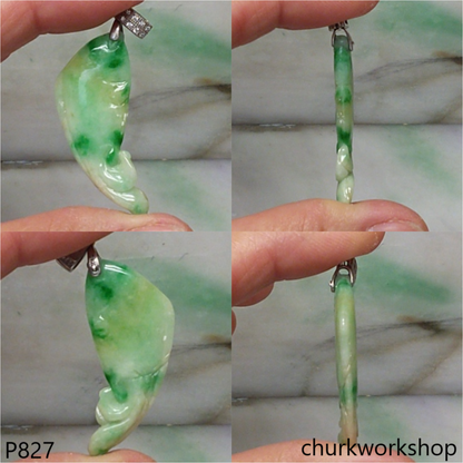 Jade fish pendant