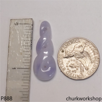 Lavender jade pendant