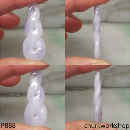 Lavender jade pendant
