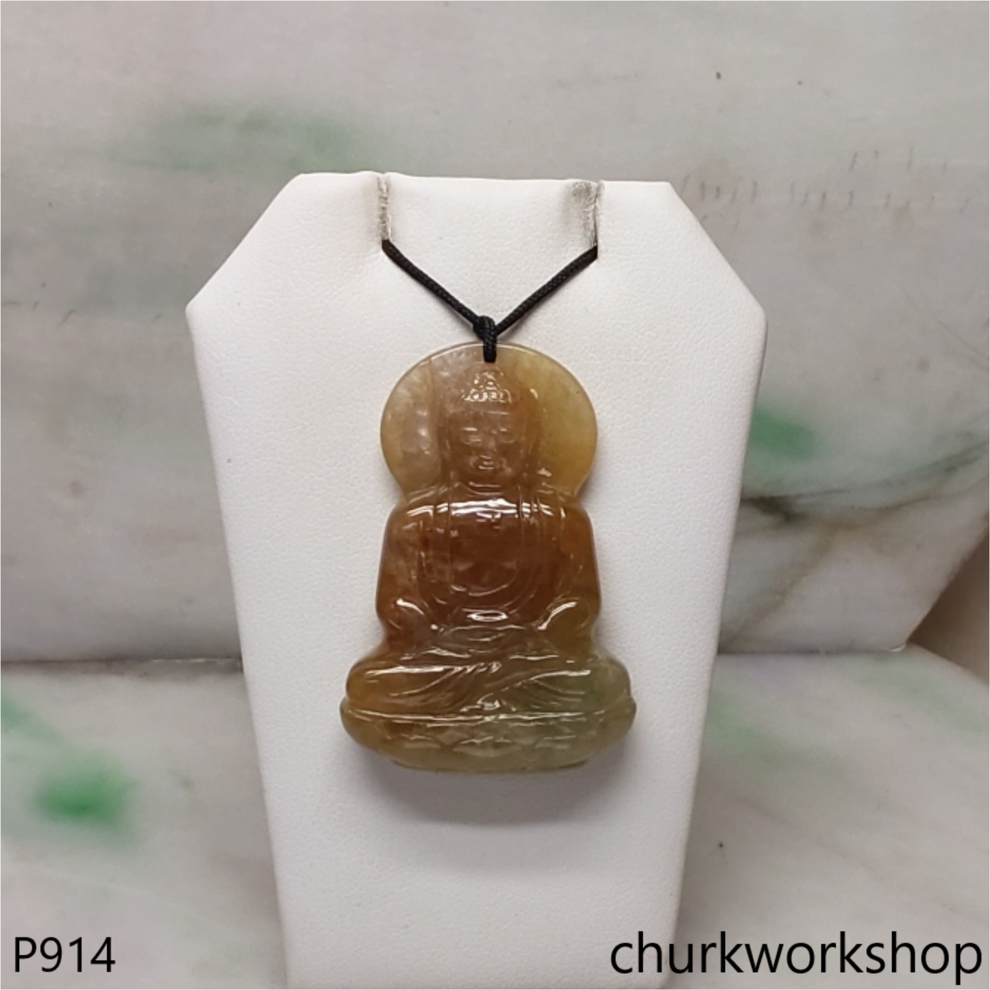 Red Buddha pendant (Shakyamuni)