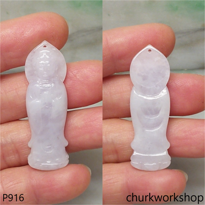 Pale lavender lady Buddha