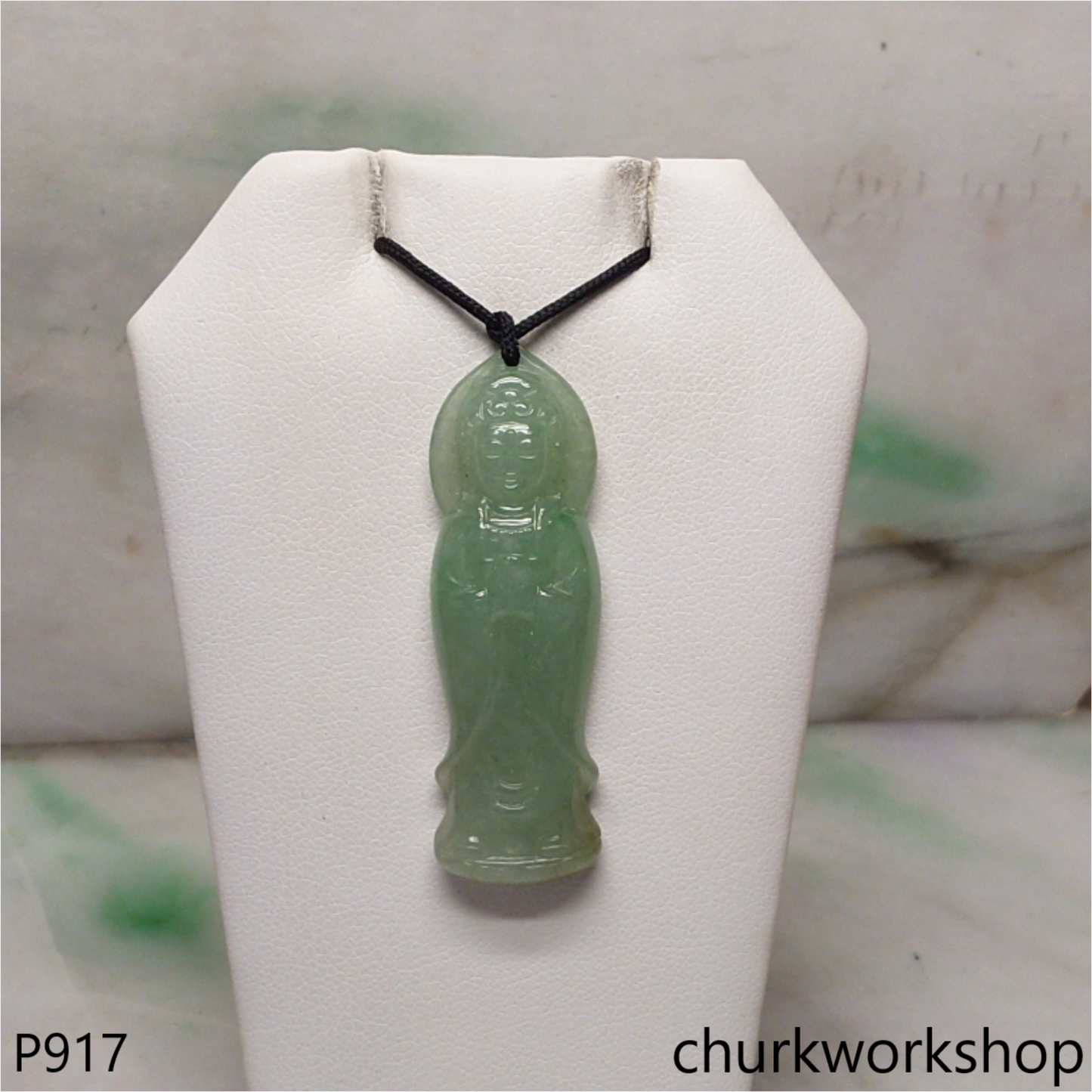 Green lady Buddha