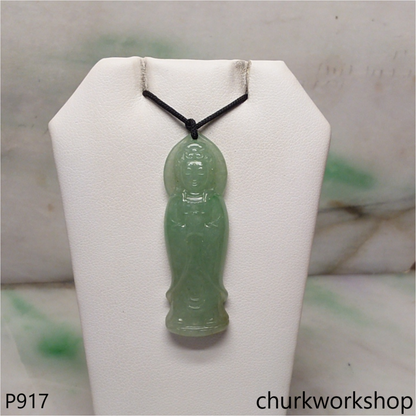 Green lady Buddha