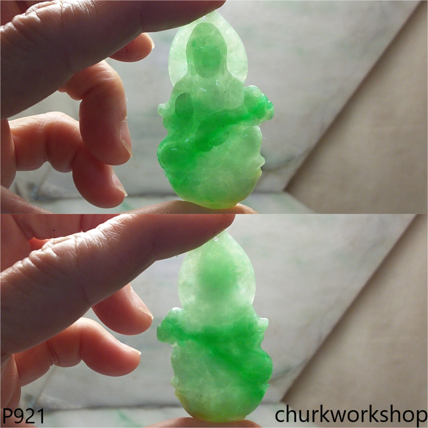 Large lady Buddha pendant