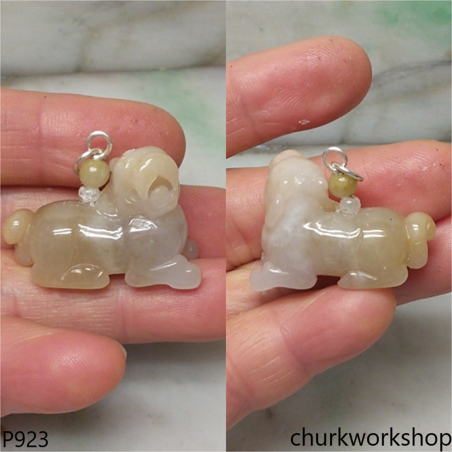 Jade tiger pendant