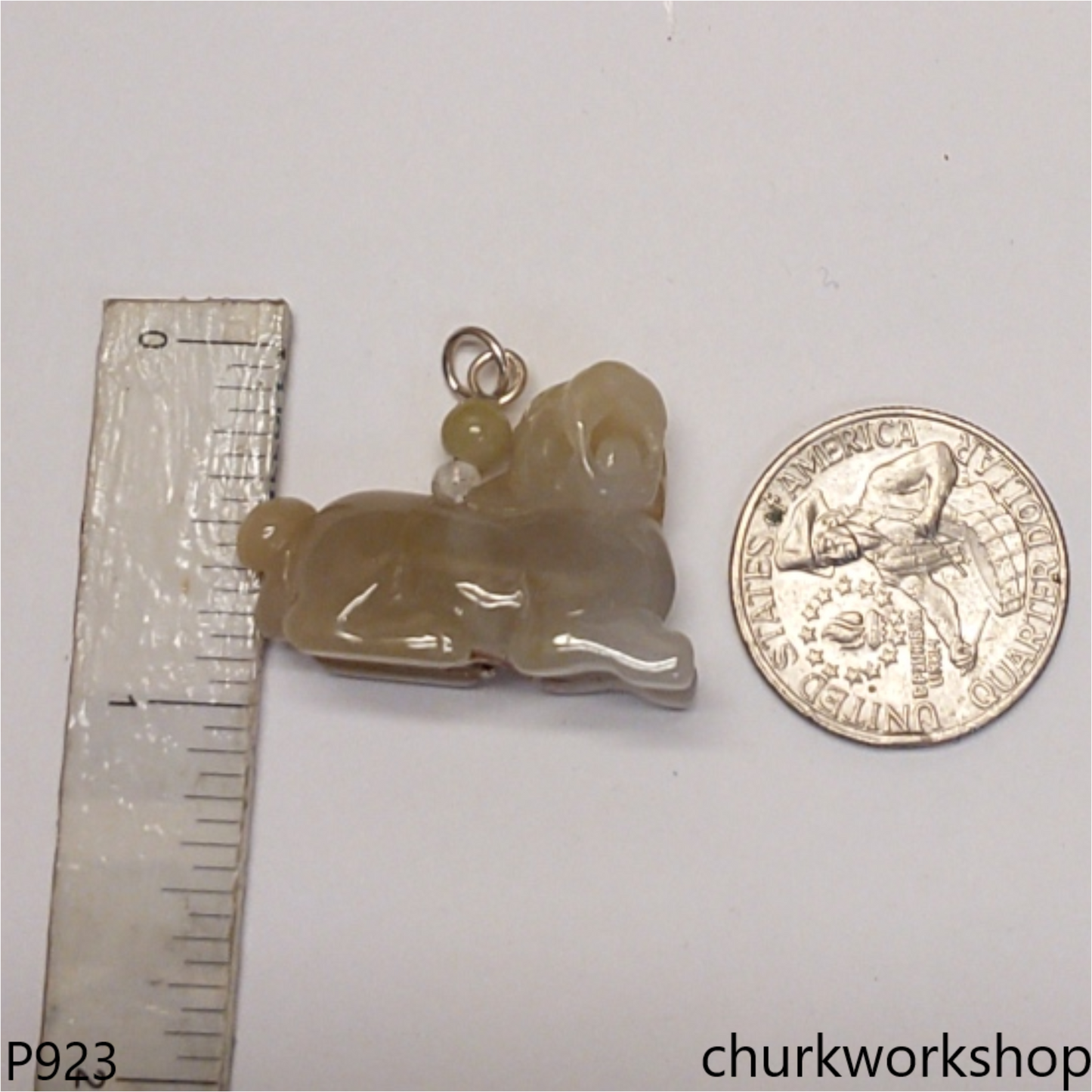 Jade tiger pendant