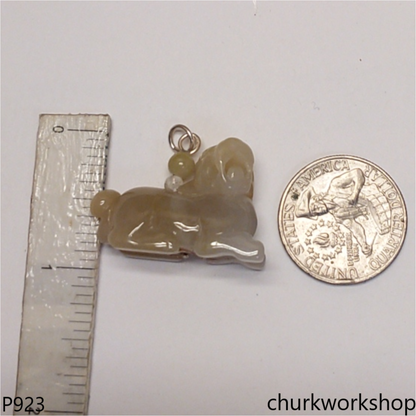 Jade tiger pendant