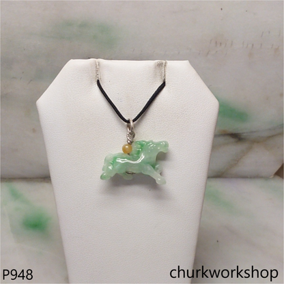 Small jade horse pendant