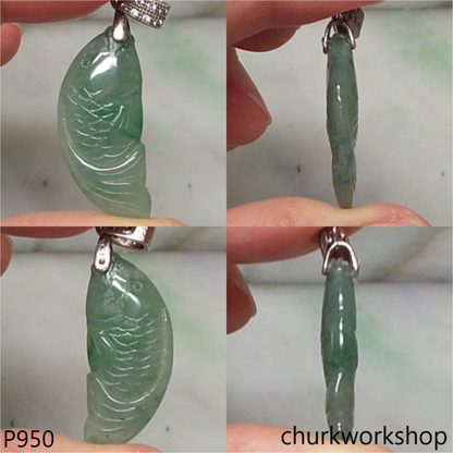 Jade fish pendant